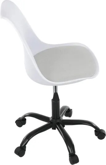 Kancelárska stolička biela KA-X7055 WT