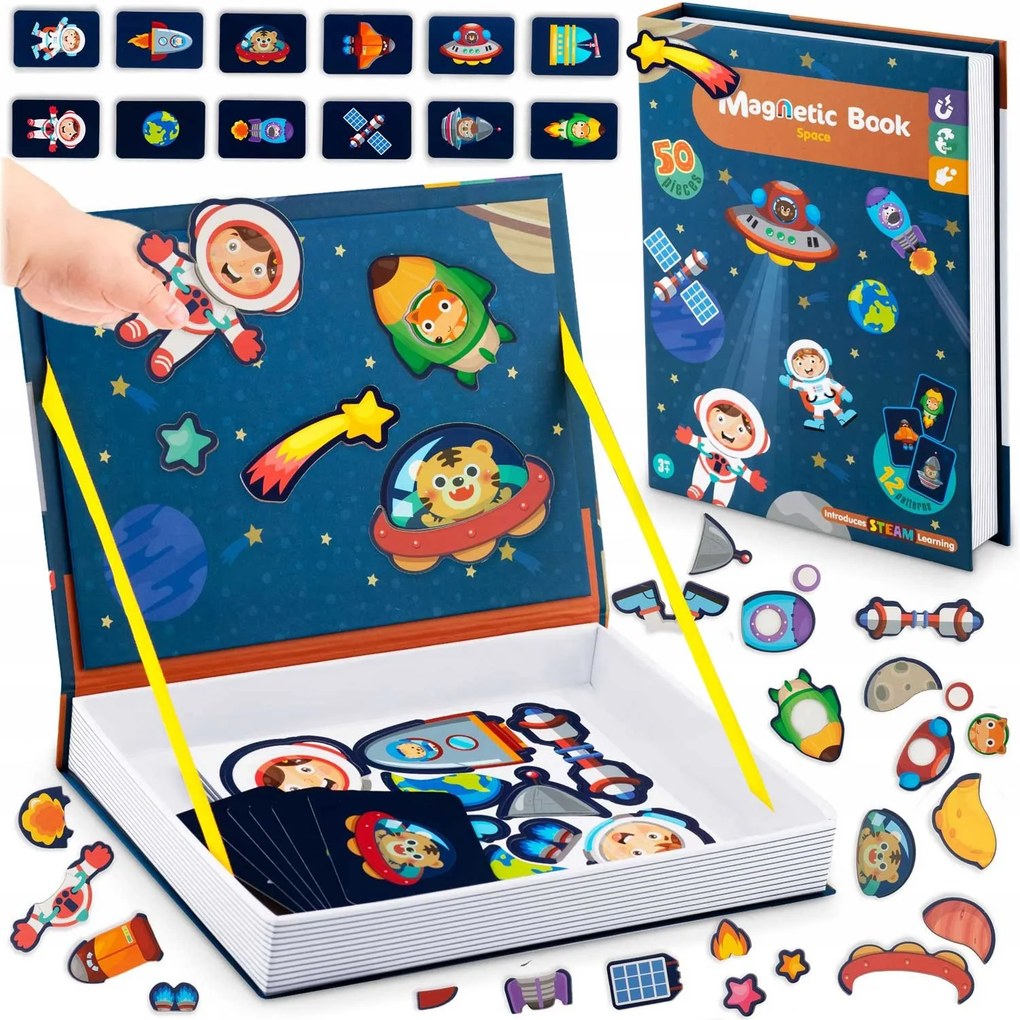 Ricokids Magnetická kniha Cosmos RK-770