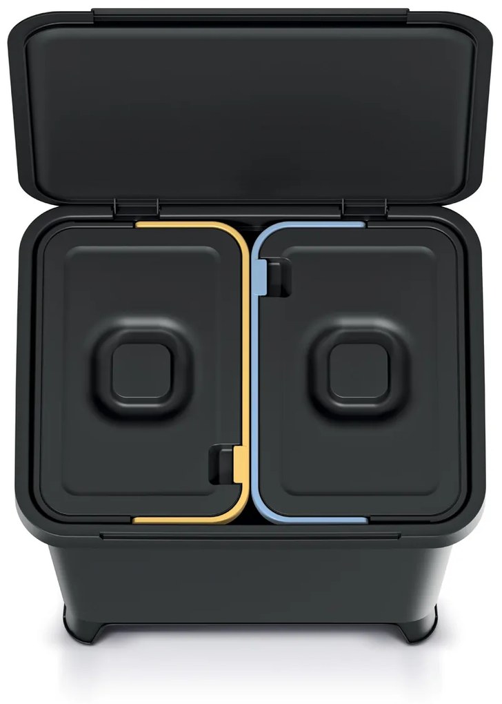 Odpadkový kôš na triedený odpad NKS30W2 20 l - čierna