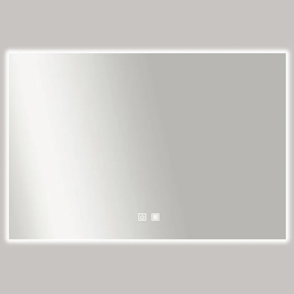Tuana Mero, LED kúpeľňové zrkadlo 80x70 cm, CER-TU-475943