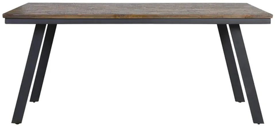 Jedálenský stôl s drevenou doskou Ceira - 180 * 90 * 78 cm