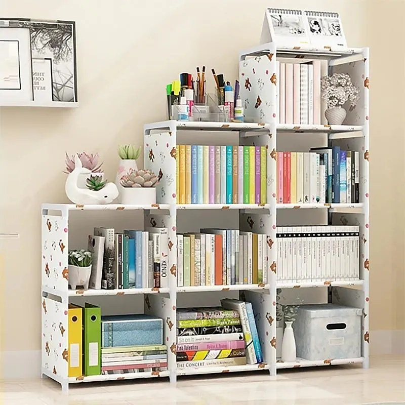 Detský DIY regál s motívom medvedíkov 6 políc