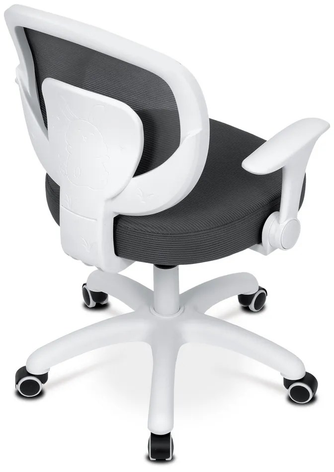 Autronic KA-K1062 GREY Kancelárska stolička, sivá