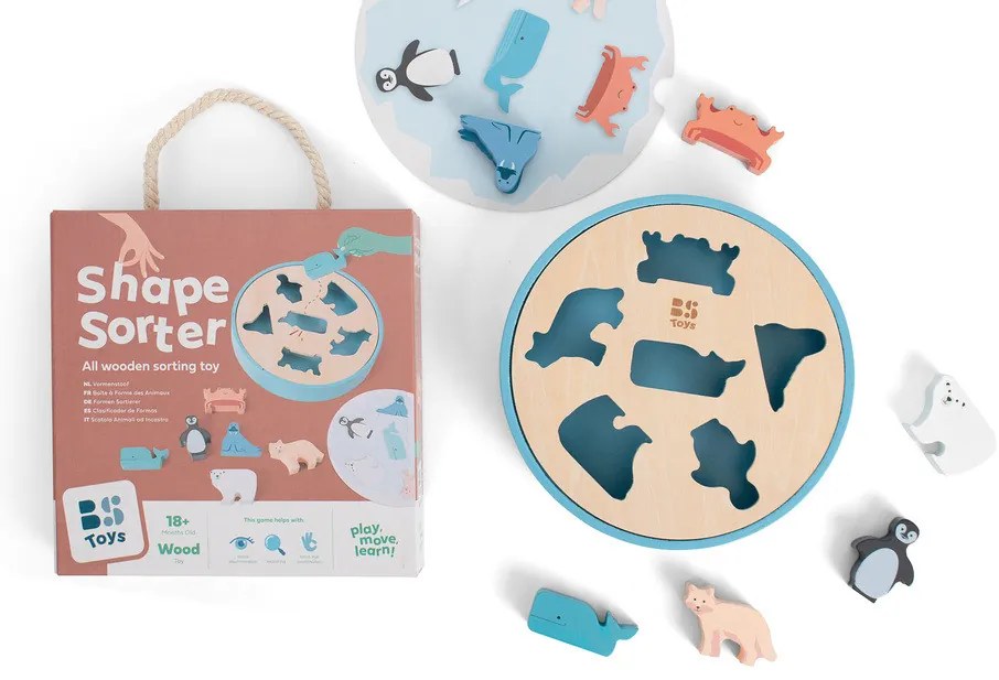 Drevené obrysové puzzle