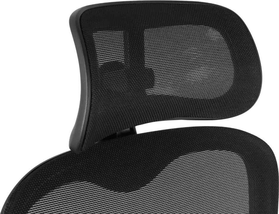 Kancelárska ergonomická stolička Neoseat JAMES — čierna, nosnosť 150 kg