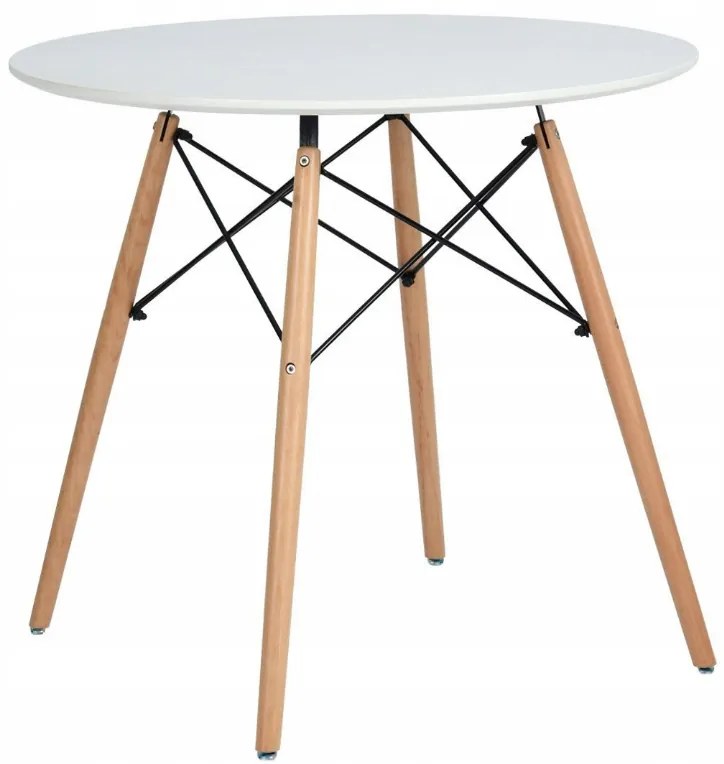 Bestent Jedálenský stôl 100cm Anello White