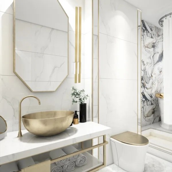 Amplex 8242 - LED Nástenné svietidlo EBORA LED/3,8W/230V zlatá/biela