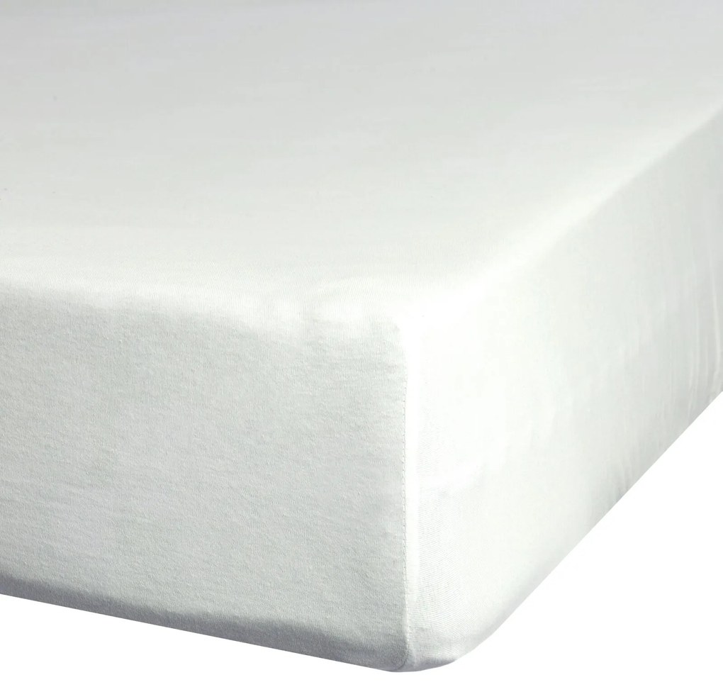 JERSEY PRESTIERADLO 140X200 CM, VÝŠKA 30 CM KRÉMOVÉ