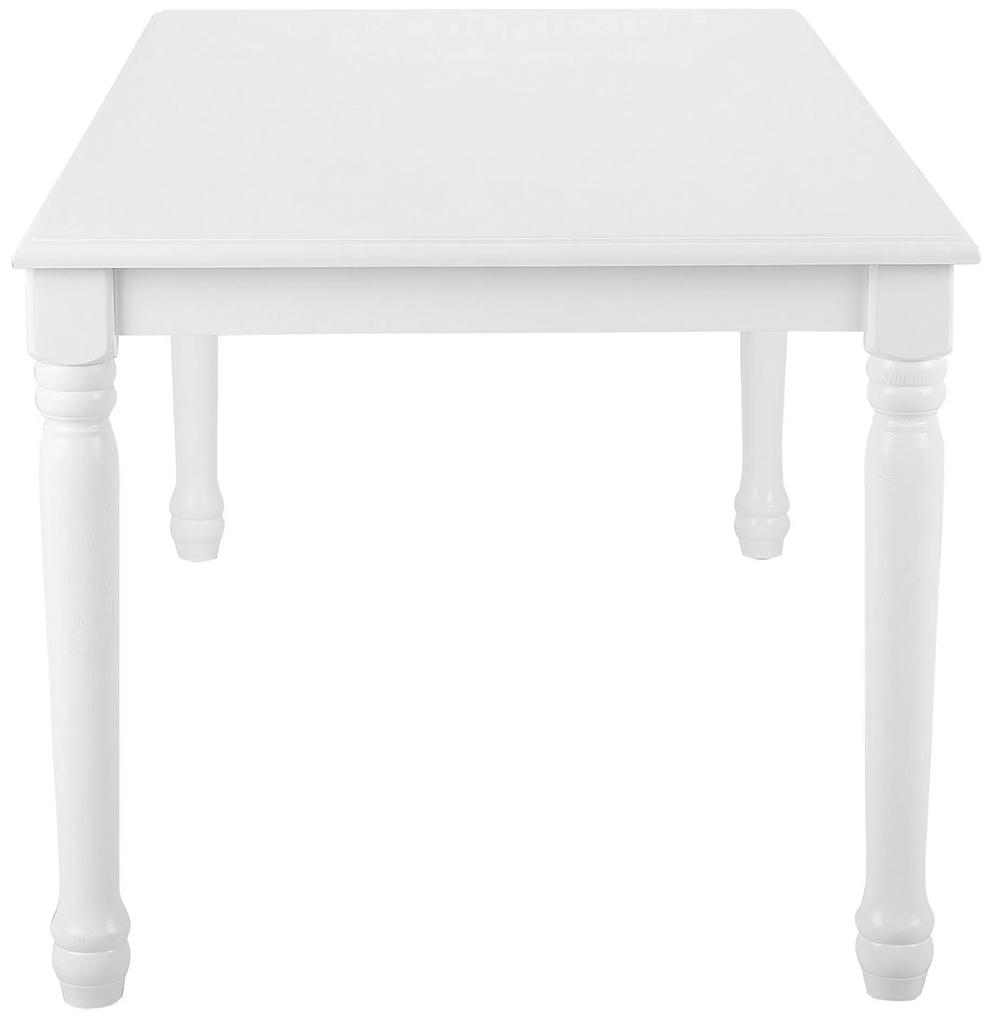Jedálenský stôl 180 x 90 cm biely CARY Beliani