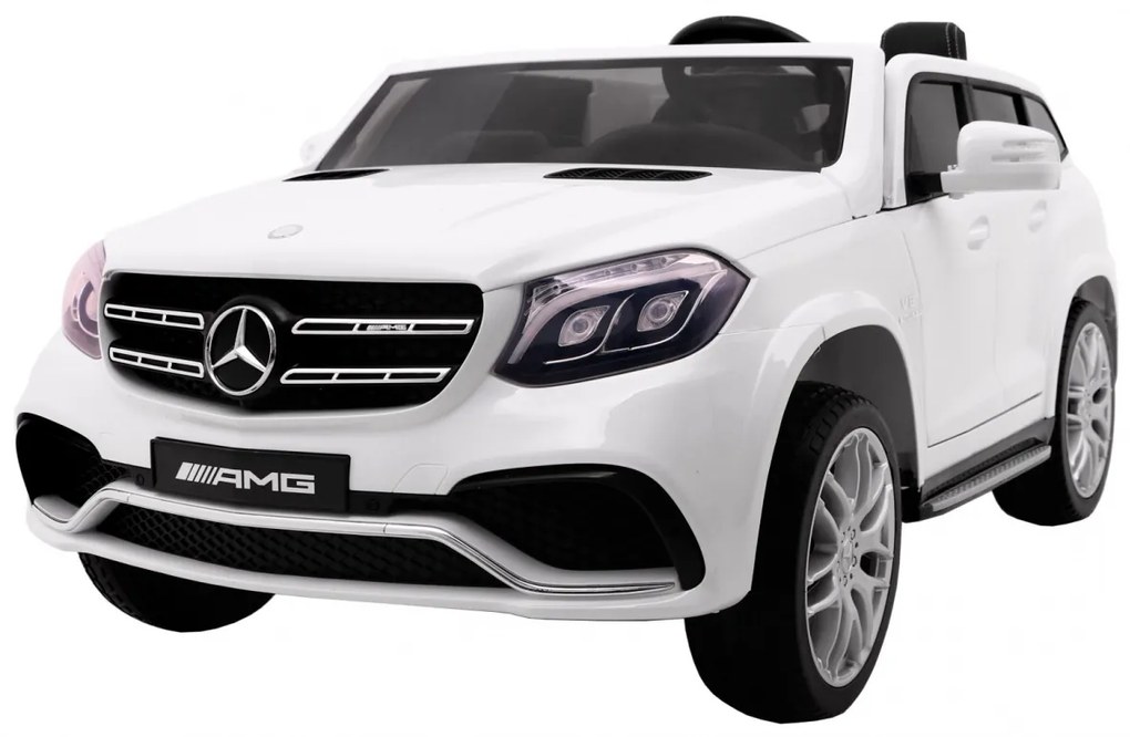 Elektrické autíčko Mercedes AMG GLS63 - biele