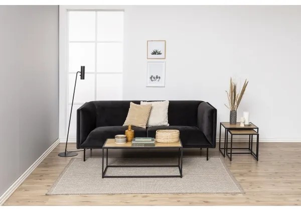 Konferenčný stolík SARON dub/čierna