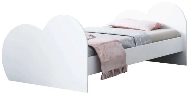 OR Detská posteľ Love Farba: Biela, Rozmer lôžka: 160x80, Úložný box: S úložným boxom