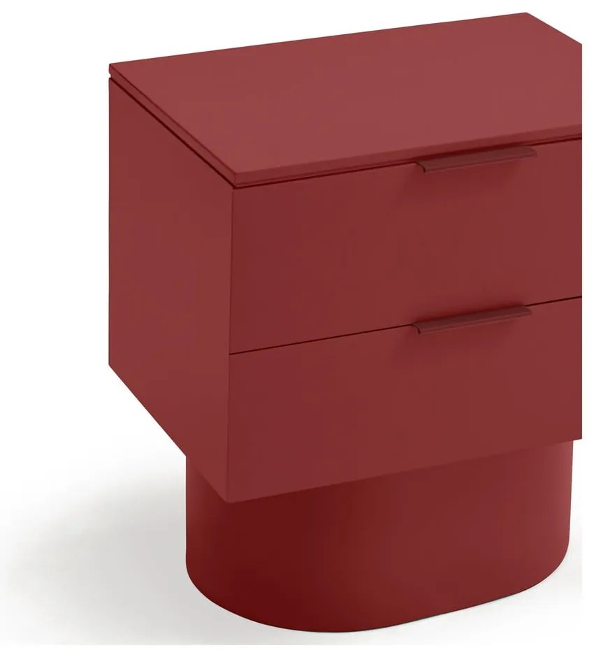Červený nočný stolík Totem – Teulat