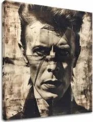 David Bowie obraz na plátne - Neľútostný pohľad