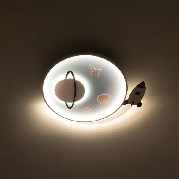 Brilagi -LED Detské stropné svietidlo STARSHIP LED/64W/230V 3000/4500K modré