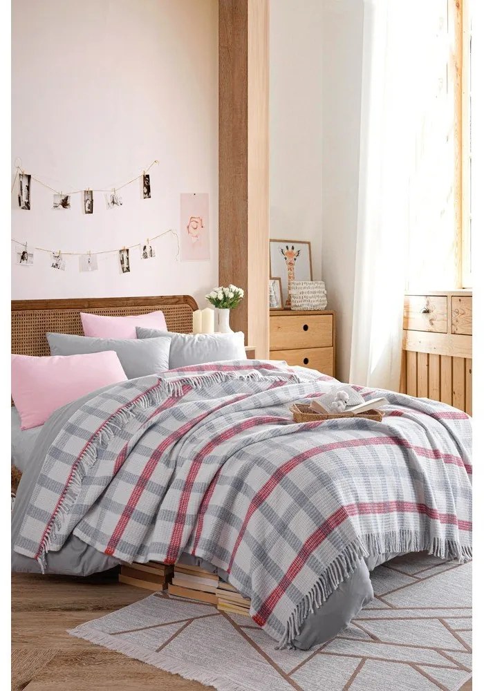 Sivá prikrývka 180x220 cm Warm Soft – Mijolnir