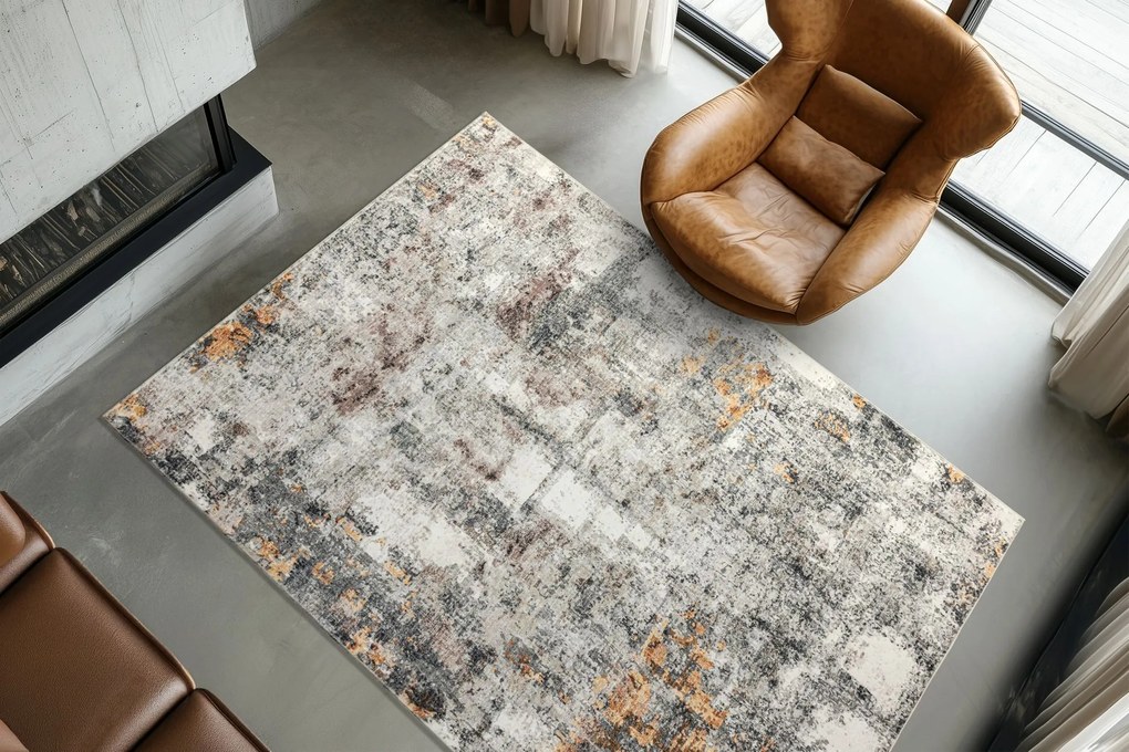 Kusový koberec Posh 304 Terrakotta, 120x170, oranžová, chodba / predsieň, Obsession