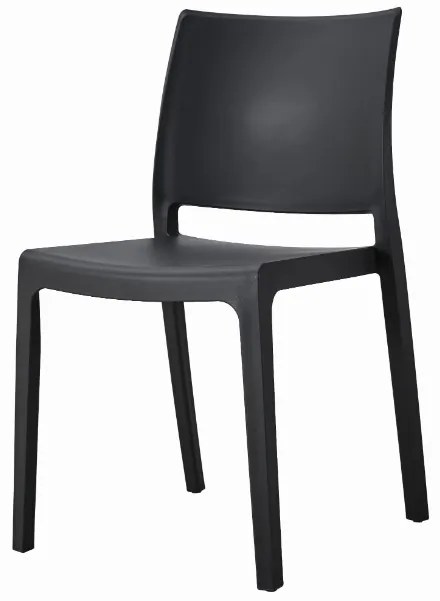 Jedálenská stolička Toronto čierna