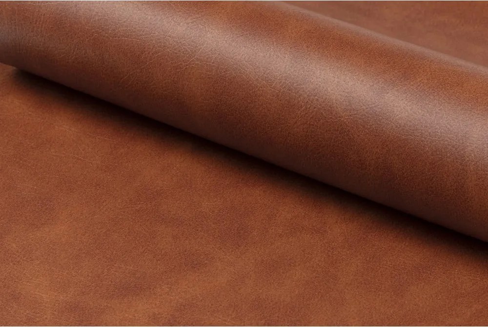 Koňakovohnedé čalúnené jedálenské kreslo s podrúčkami Naya – Actona