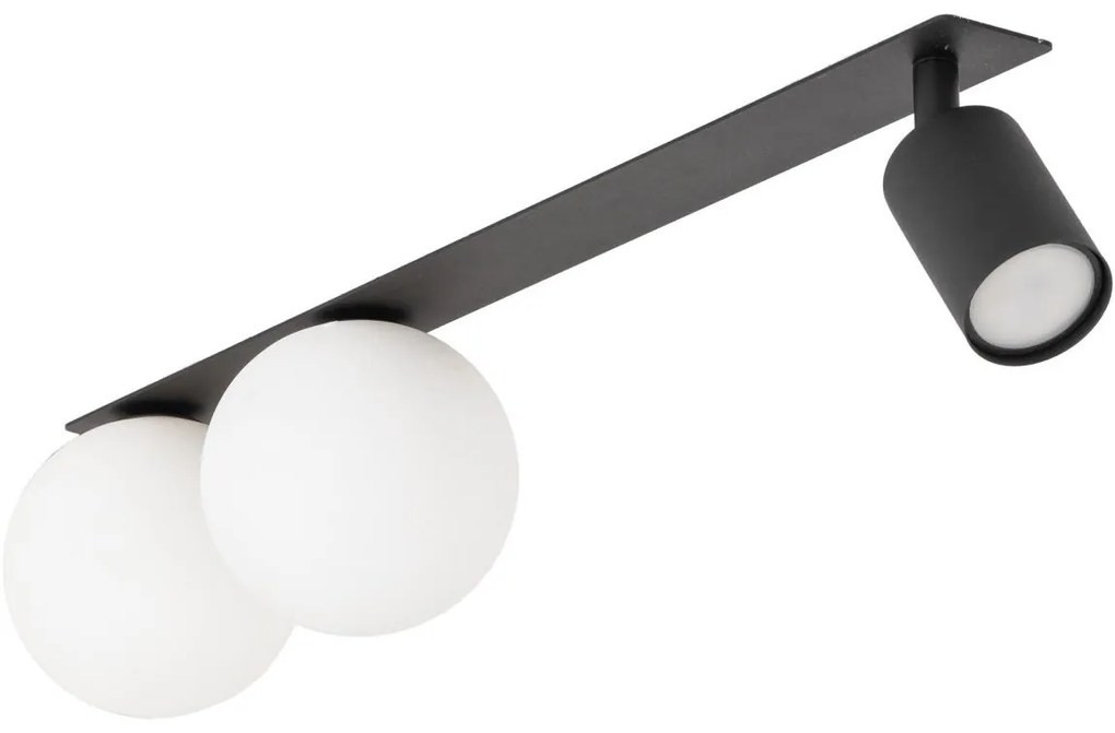 Podhľadové bodové svietidlo VOX 2xG9/8W/230V + 1xGU10/10W čierna