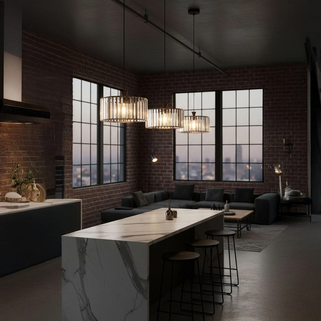 Toolight Toolight, stropné svietidlo 1xE27, APP1651-6CP, čierna, OSW-01227