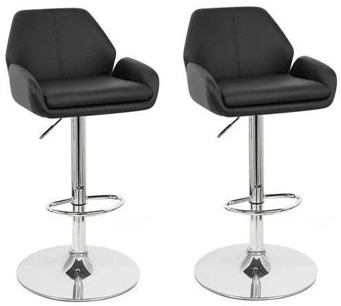 2x Barová stolička Hawaj CL-3335-2 | čierna