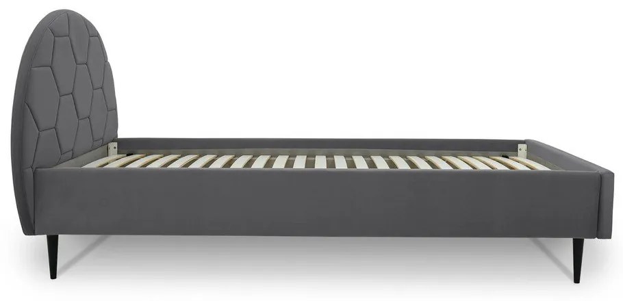 Sivá detská posteľ 90x200 cm Mercury – Scandic