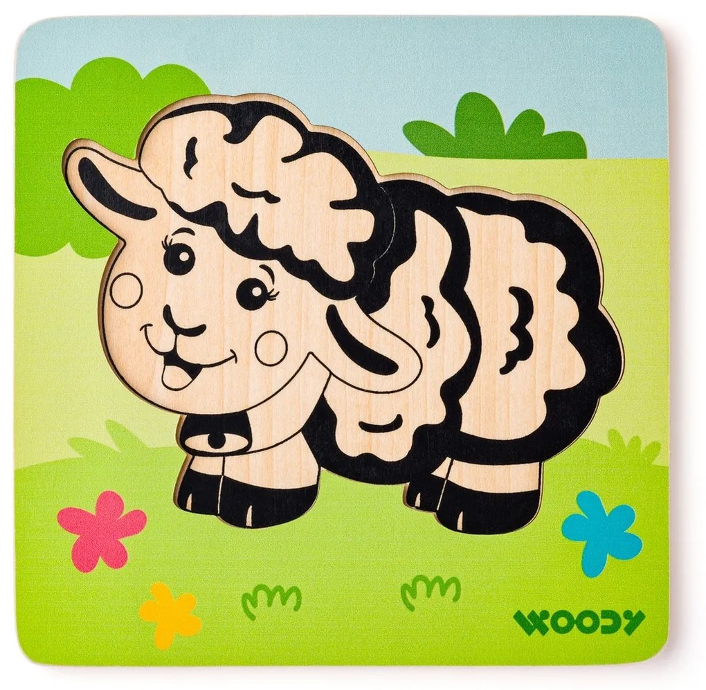 Woody Puzzle Baby Sheep