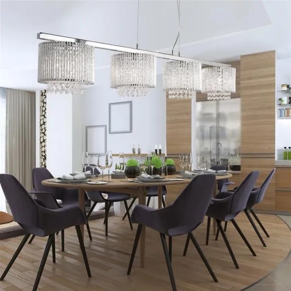 Searchlight 7094-4CC - Luster na lanku ELISE 4xG9/33W/230V