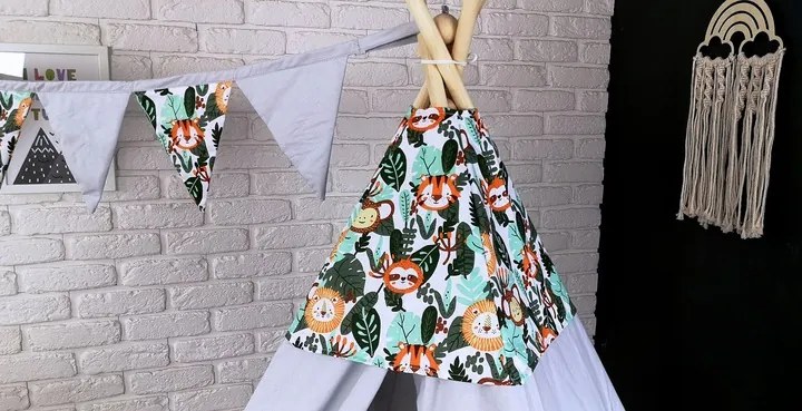 Dekoračná vlajková girlanda AFRIKA - šedá