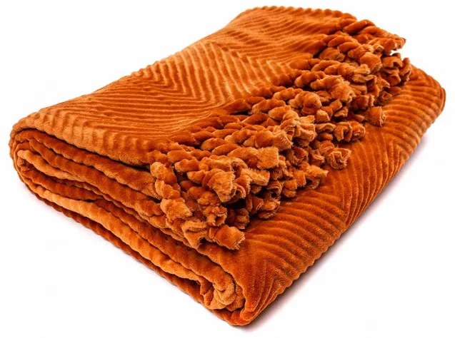 Deka CHEVRON tehlová