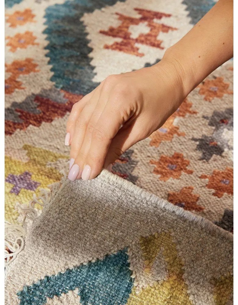 Obojstranný ručne tkaný vlnený koberec 120x170 cm Kamal Oasis – Nouristan