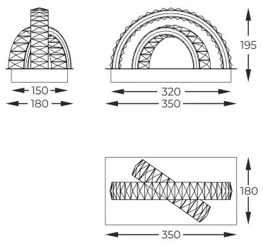 Zuma Line MX3274-2-3BCT-LED Nástenné svietidlo TULA LED/18W/230V 2700-6000K čierna