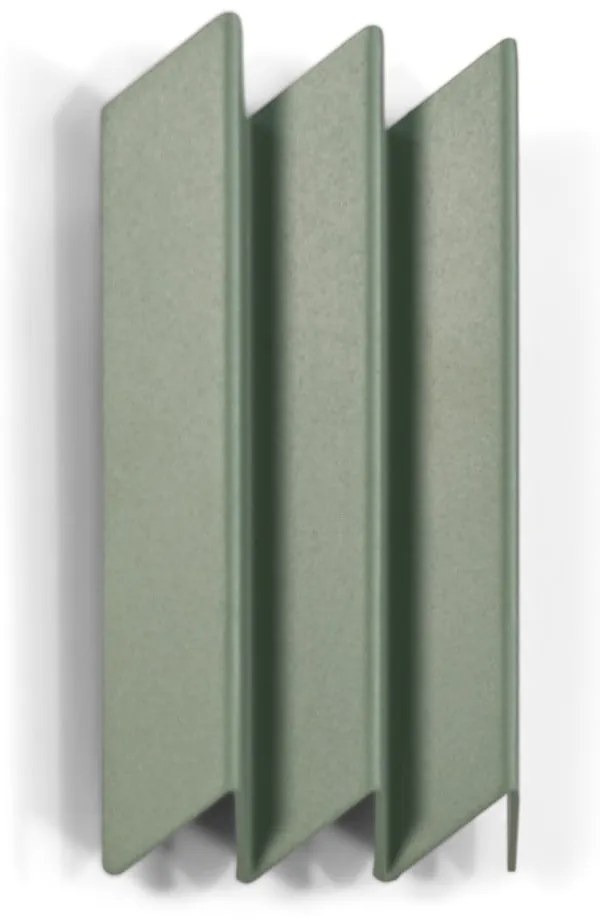 Sivozelený kovový nástenný vešiak 13 cm Sensu – Spinder Design