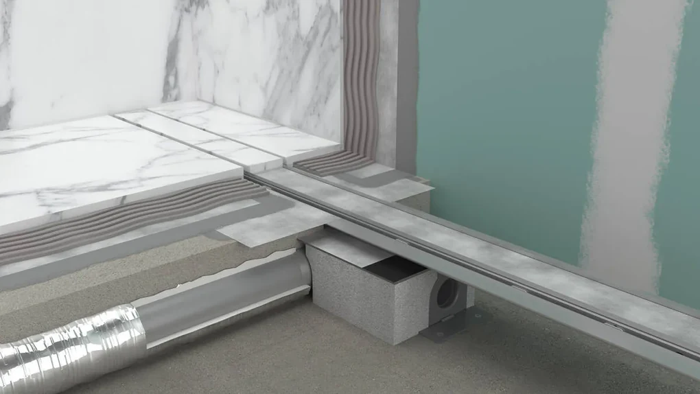 Hansgrohe uBox universal, úplná sada pre štandardnú inštaláciu - 1200 pre vrchné sady sprchových žľabov, HAN-56027180