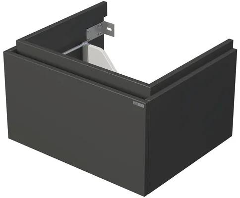 Kúpeľňová skrinka pod umývadlo na dosku 60 1Z Antracit Mat