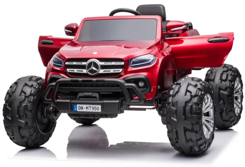 LEAN CARS ELEKTRICKÉ AUTÍČKO MERCEDES  DK-MT950 4x4  LAKOVANÉ - ČERVENÉ MOTOR 4x45W - BATÉRIA - 2x12V7Ah- 2022