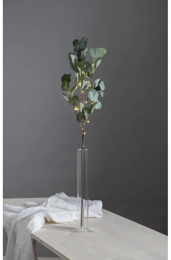 Zelená LED svetelná dekorácia Star Trading Eucalyptus, dĺžka 90 cm