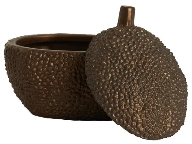 Keramický dekoratívny úložný box s vekom Durio - Light &amp; Living