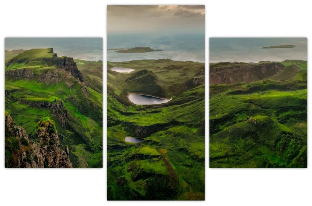 Obraz - Quiraing, Škótsko (90x60 cm)