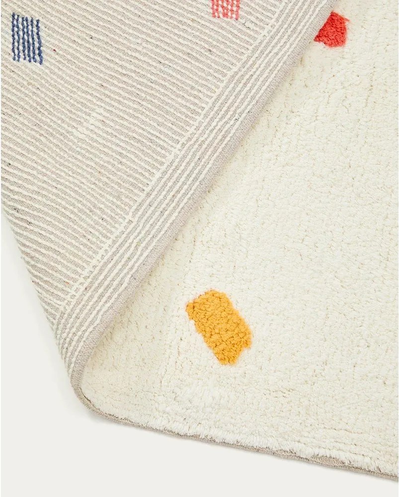Krémový bavlnený detský koberec 150x200 cm Epifania – Kave Home