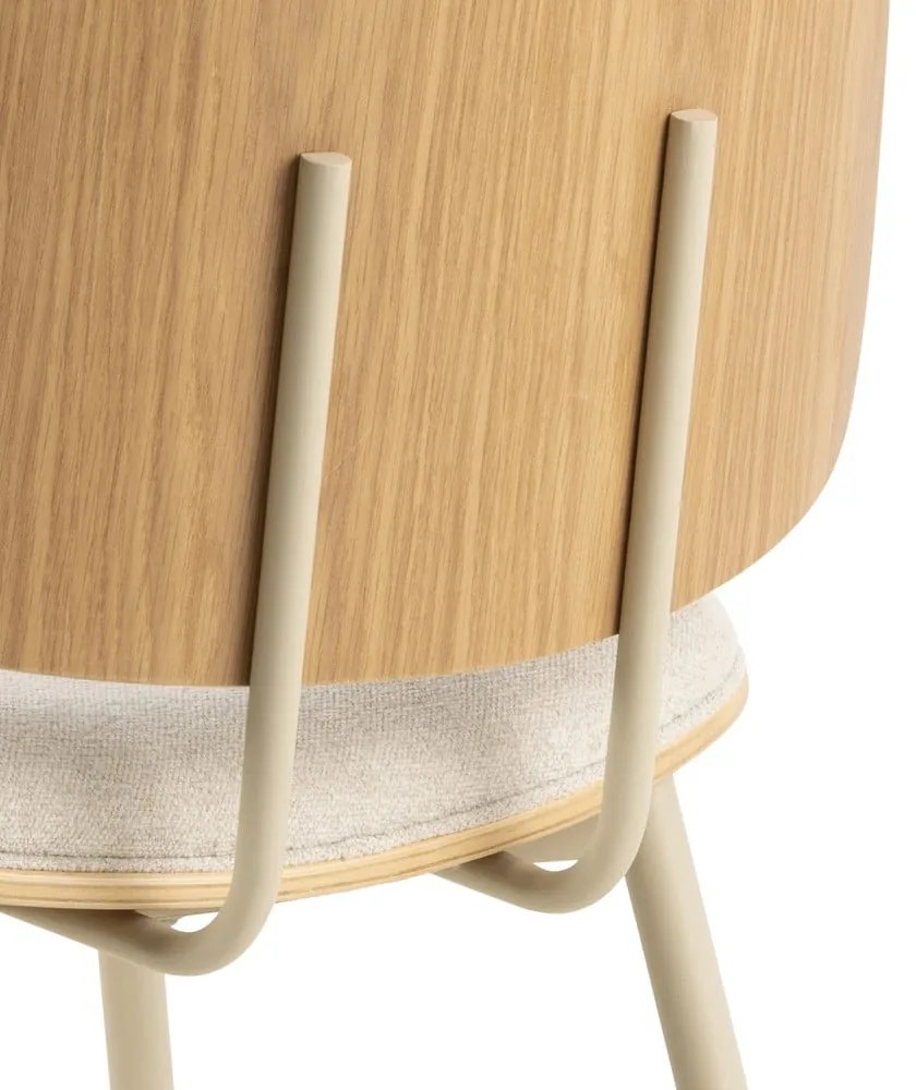 Krémová jedálenská stolička Owen – Actona