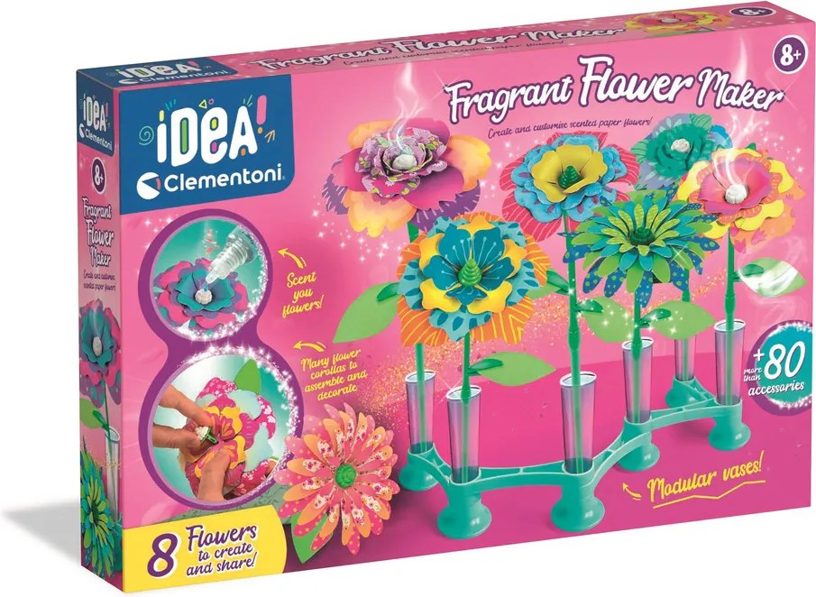 Idea Art Kreatívna súprava Kvetinové laboratórium Kytice Clementoni 18216