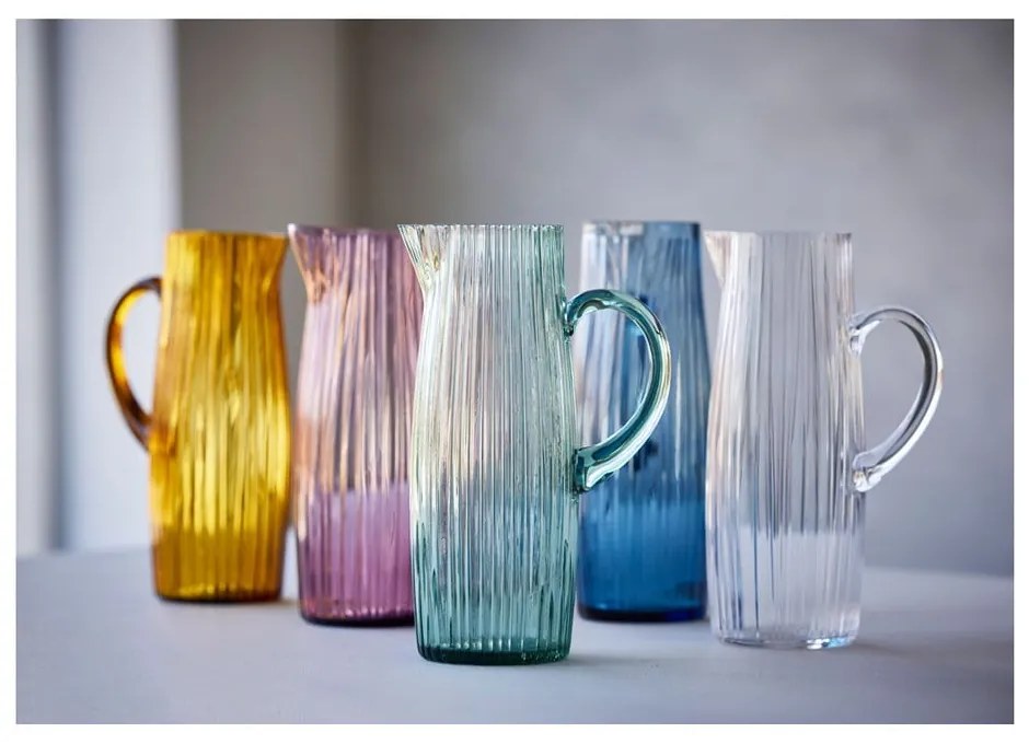 Modrý sklenený džbán Bitz Kusintha, 1,2 l