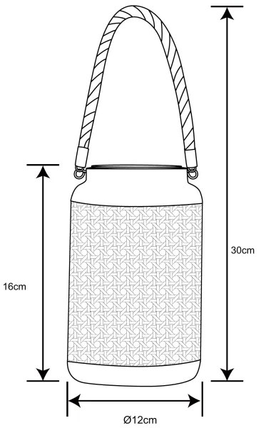 Globo 33668 - LED Solárne svietidlo SOLAR LED/0,06W/3V 3000K IP44 bambus