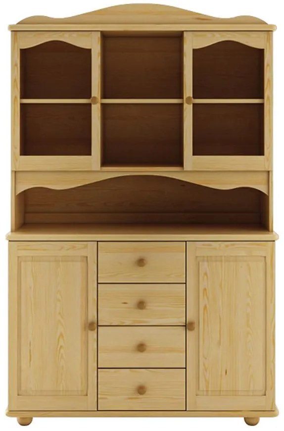 Vitrína z Borovice KW103 surová