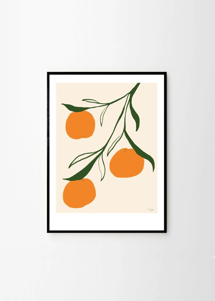THE POSTER CLUB Autorský plagát Orange by Anna Mörner 30 x 40 cm