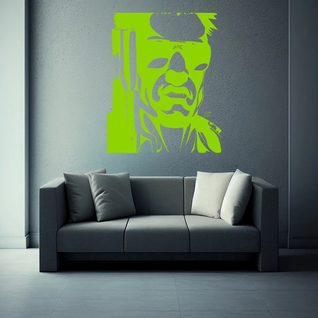 Veselá Stena Samolepka Terminátor Farba: žltá, Veľkosť: 40 x 48 cm