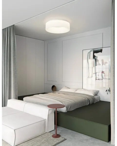 Top Light - LED stmievateľné stropné svietidlo HALO LED/60W/230V, priemer 60 cm, biela + diaľkové ovládanie