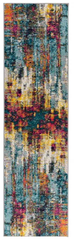 Ručne tkaný behúň 66x230 cm Spectrum Abstraction – Flair Rugs